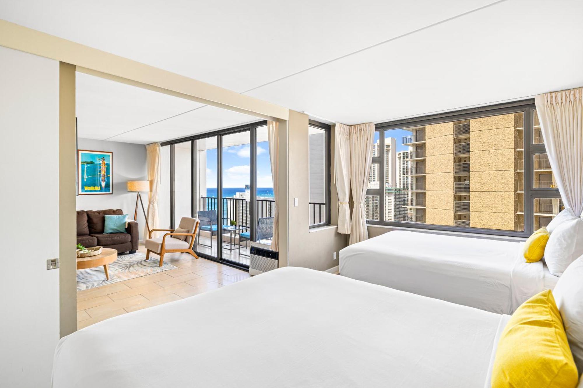 Great Ocean View Condo, Near Beach With Free Parking! ホノルル エクステリア 写真