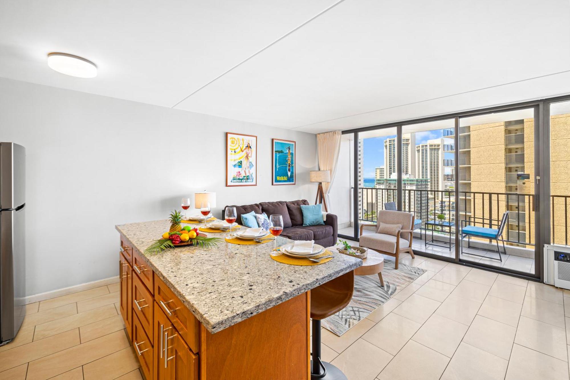 Great Ocean View Condo, Near Beach With Free Parking! ホノルル エクステリア 写真