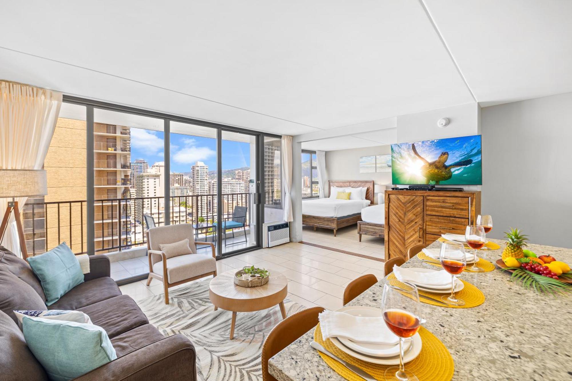 Great Ocean View Condo, Near Beach With Free Parking! ホノルル エクステリア 写真