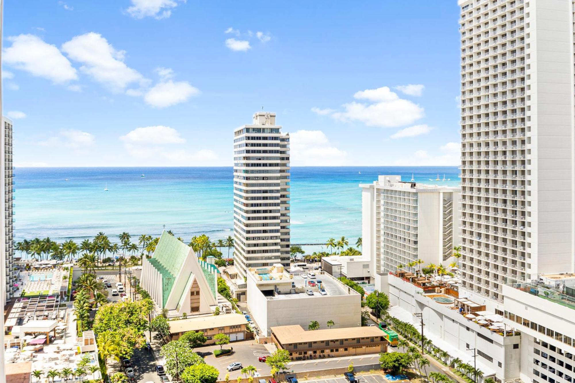 Great Ocean View Condo, Near Beach With Free Parking! ホノルル エクステリア 写真